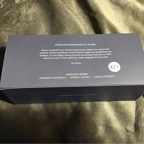 Rocky Mountain drop. pop fizz bath bomb trio new box lavender & calendula , oatm - Picture 3 of 3